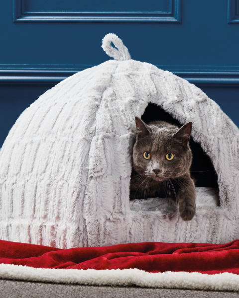Bamboo Cat Igloo Bed