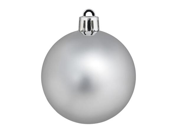 Livarno Home Silver Christmas Baubles - 30 Pack