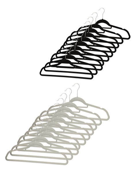 Flocked Coat Hangers