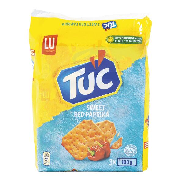 TUC(R) 				Crackers au paprika, pack de 3