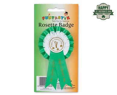 St. Patrick's Rosette Badge