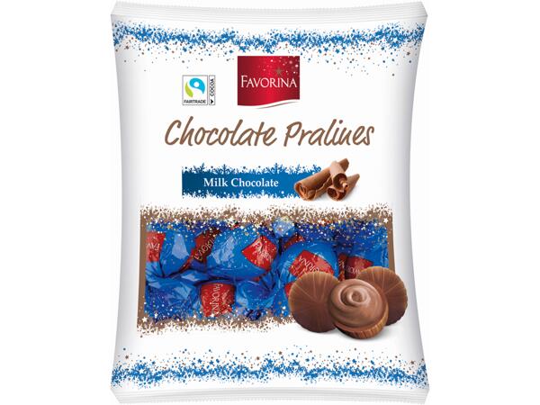 Chocolat au lait fourré