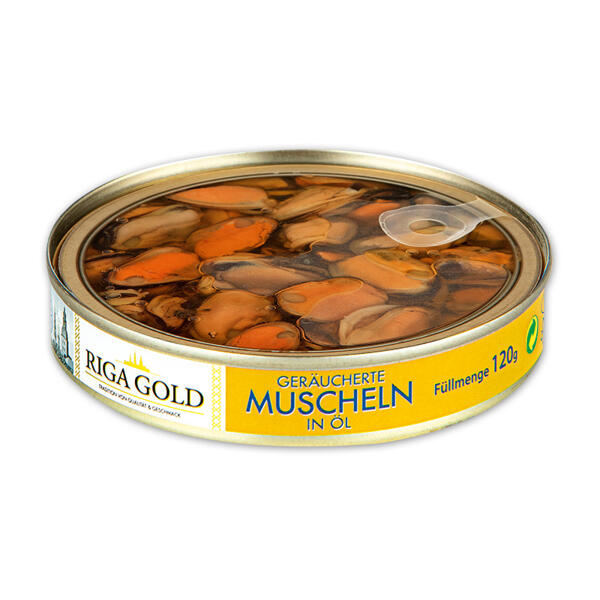 Geräucherte Muscheln / Thunfisch