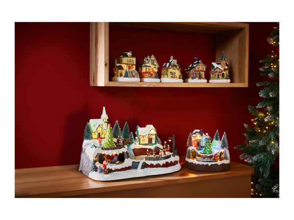 Livarno Home Animated Christmas Scene with LEDs & Music