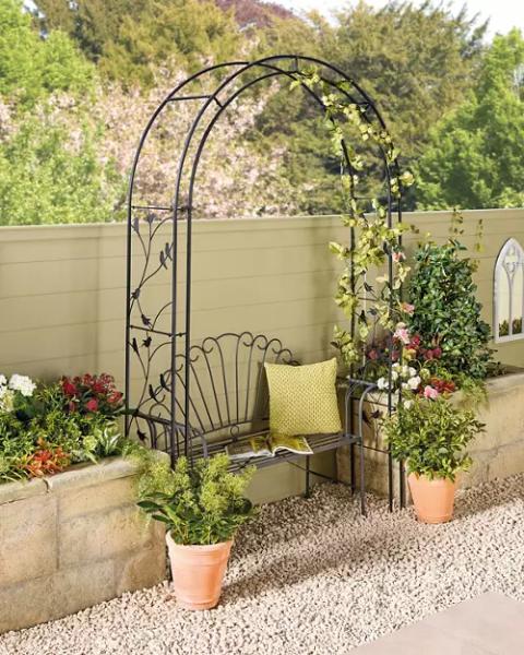 Decorative Metal Bench