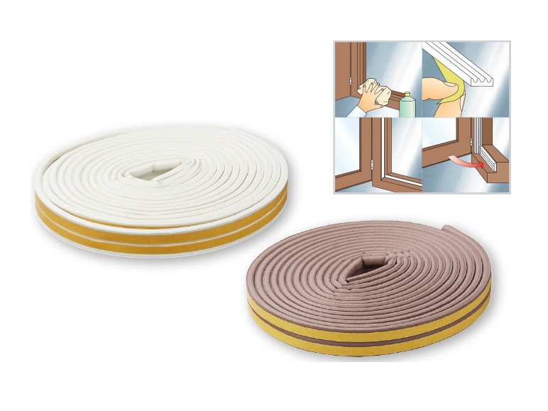 POWERFIX Profile Rubber Seal & Brush Set