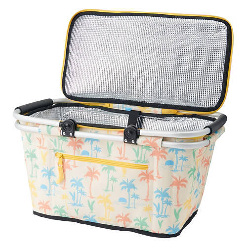 Soft Sided Basket Cooler - Palm Tree