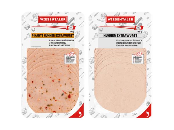 Hühner Extrawurst