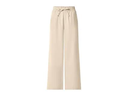 ESMARA Ladies' Beige Linen Blend Trousers