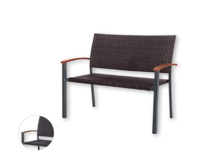 FLORABEST(R) Wicker Garden Bench