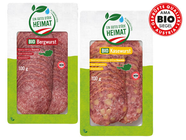 Bio Wurstsortiment