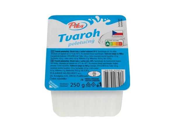 Polotučný tvaroh