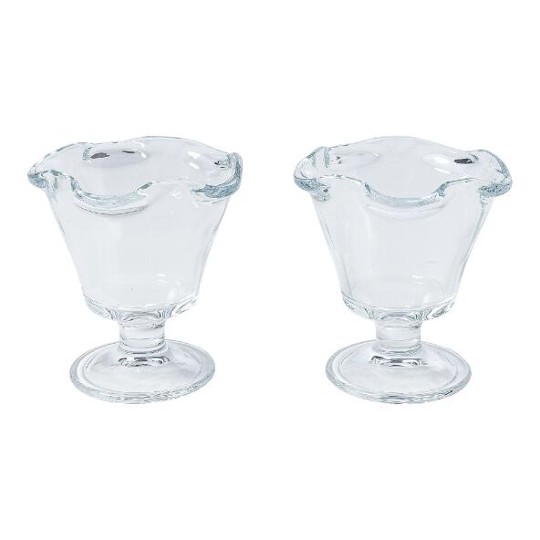 HOME CREATION KITCHEN(R) 				Coupes à glace en verre, 2 pcs