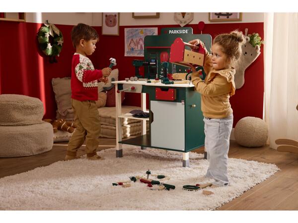 Kids' Wooden Workbench