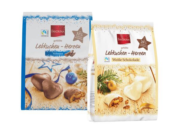 Gefüllte Lebkuchen-Herzen