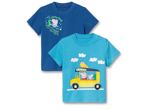 Boys' T-Shirts, 2 pieces "Peppa Pig"