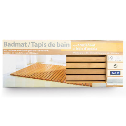 Sortie de bain en bois