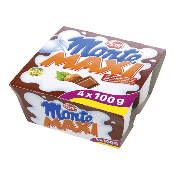 Dessert lacté Monte Maxi Zott, 4 pcs
