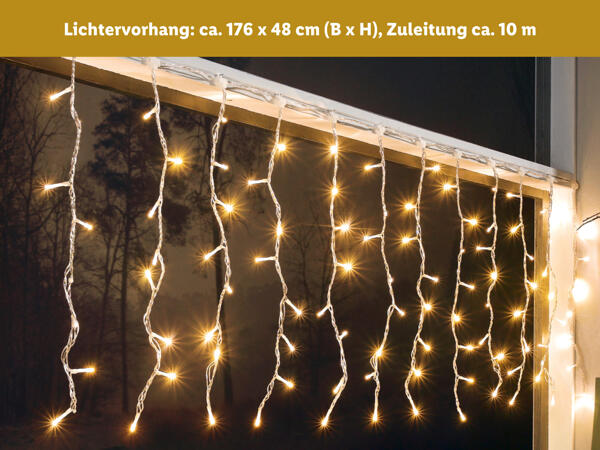 LED-Lichtervorhang/​LED-Lichternetz