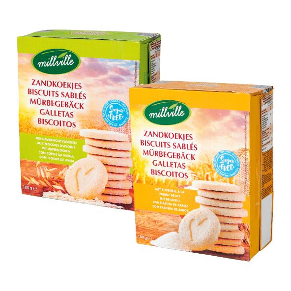 Suikervrije zandkoekjes