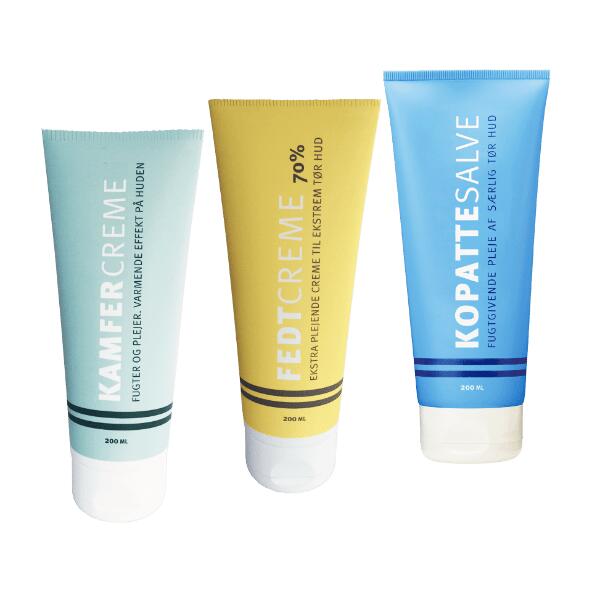 Kamfercreme, fedtcreme eller kopattesalve
