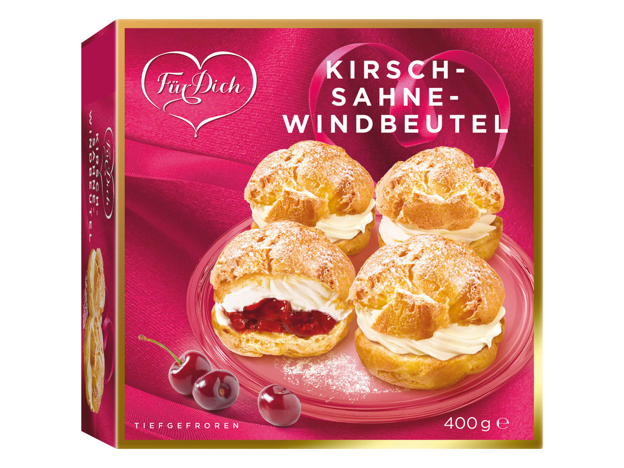 FÜR DICH Kirsch-Sahnewindbeutel