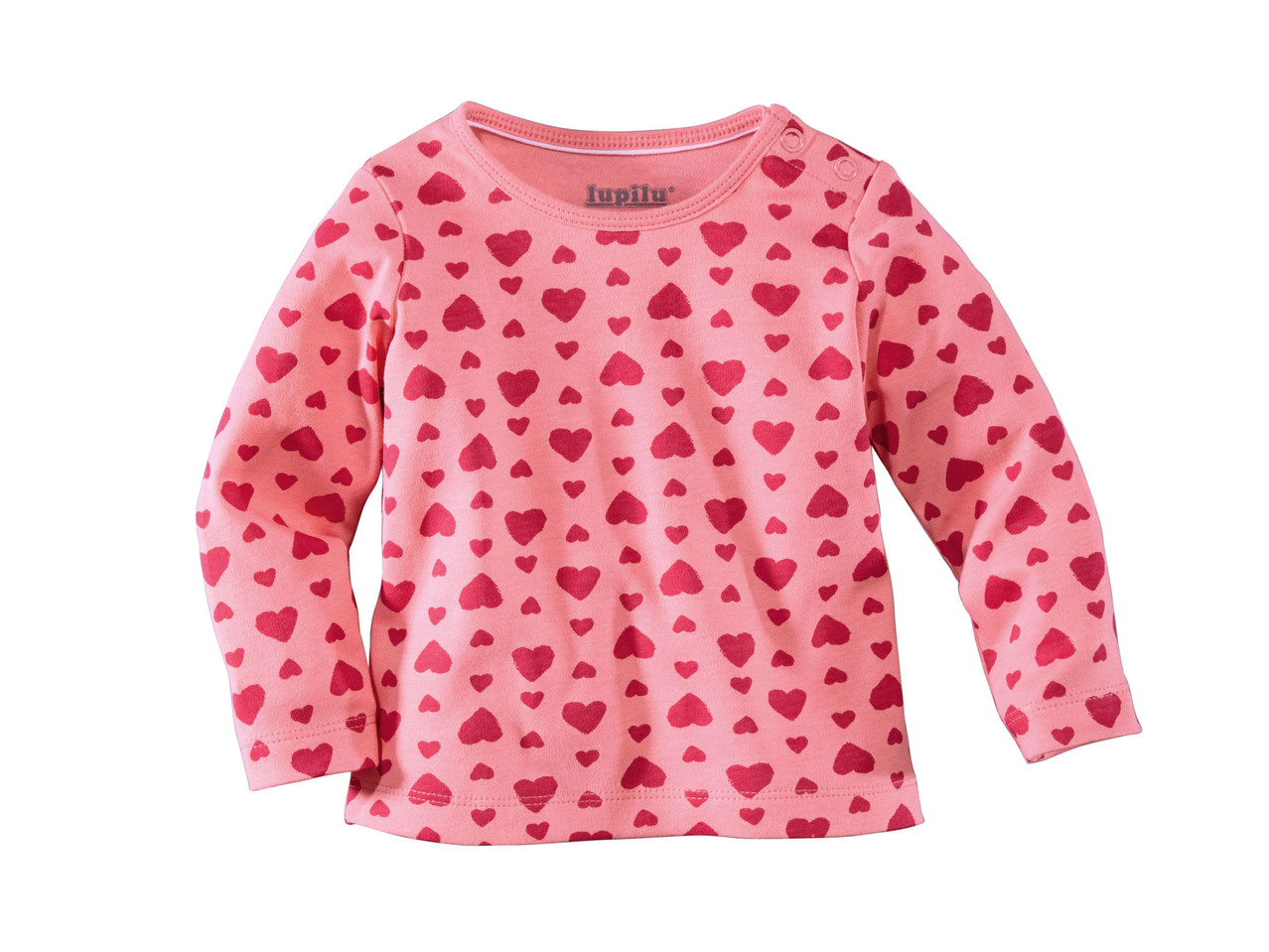 Girls' Long-Sleeved Baby Top, 2 pieces