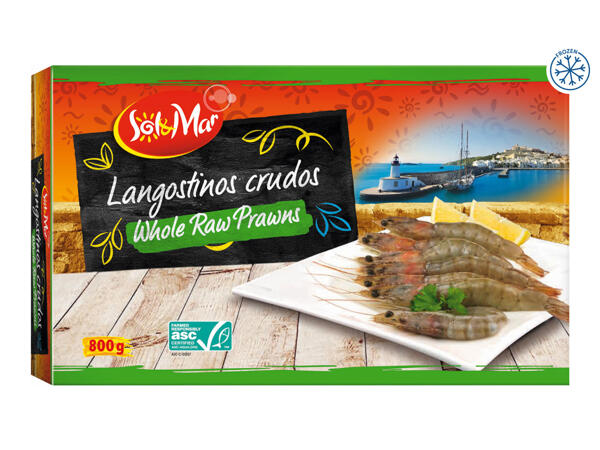 Sol & Mar Whole Raw Prawns