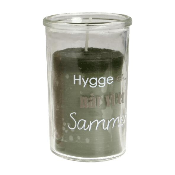 Lys i glas
