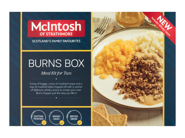 McIntosh of Strathmore Burns Box Meal Kit for 2