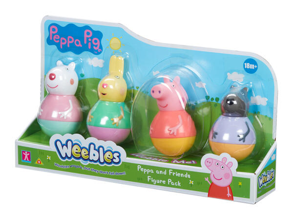 Weebles My Little Pony/Cocomelon/ Peppa Pig/Bluey Weebles - 4 pack