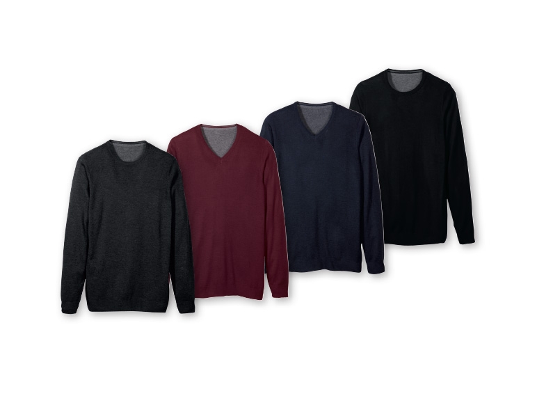 LIVERGY Men's Fine Knit Cashmere Jumper