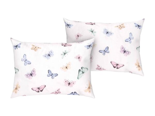 LIVARNO HOME(R) Pudebetræk af mikrofibersatin 2-pak