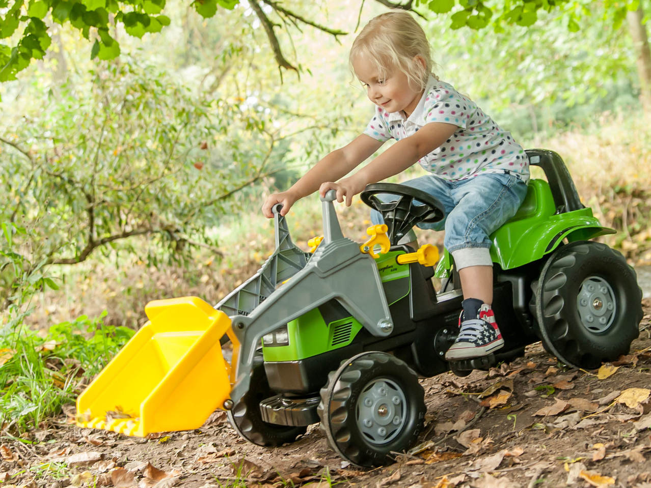 ROLLY KIDS Pedal Tractor with Loader