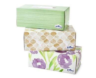 Willow 
 3 Pack Facial Tissue