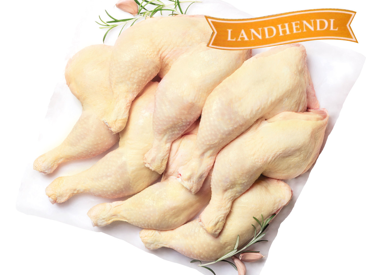 LANDHENDL Frische österreichische Hendlschenkel mit Rücken