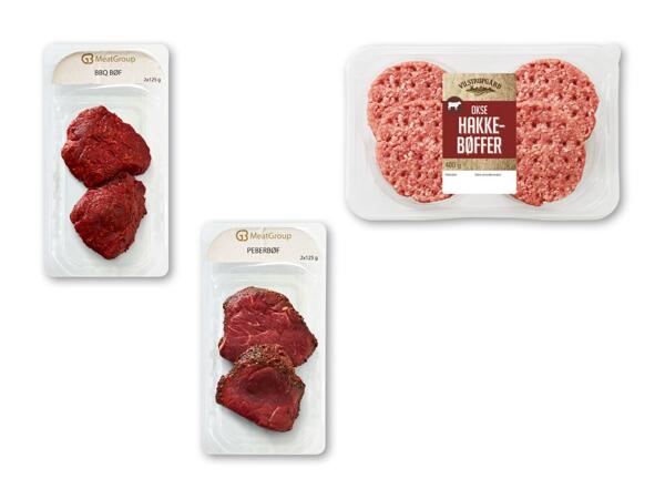VILSTRUPGÅRD/​MEATGROUP BBQ-, peber- eller burgerbøffer