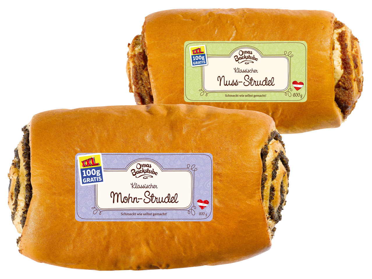OMAS BACKSTUBE Klassischer Mohn- oder Nuss-Strudel