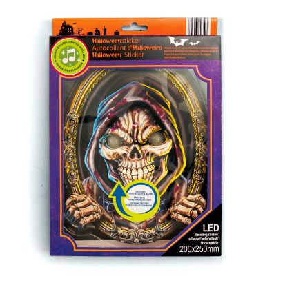 Autocollant d'Halloween avec LED