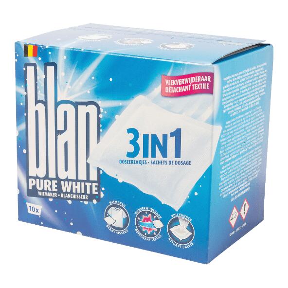 BLAN(R) Bleichpulver in Dosierbeuteln 3-in-1, 10 St.