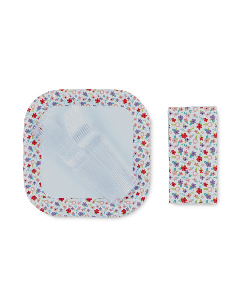 BBQ Tableware Pack in Ditsy