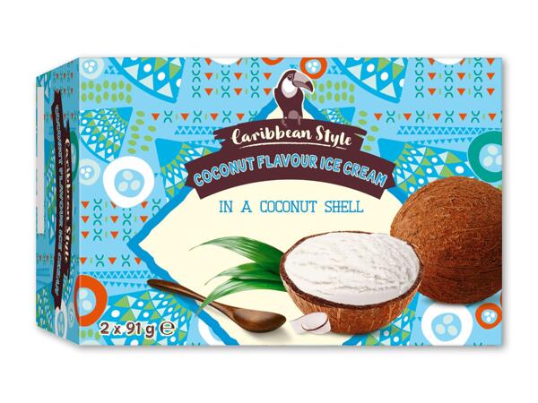 CARIBBEAN STYLE Kokosis i kokosnød