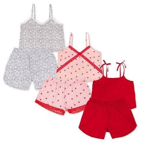 UP 2 FASHION WOMEN Damen-Shorty-Pyjama