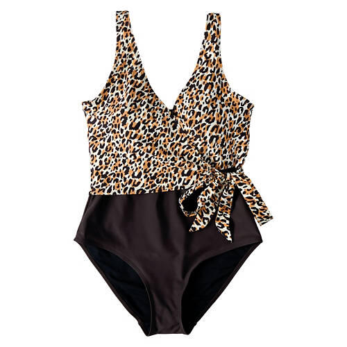 Ladies Premium Swimsuit - Leopard, XL