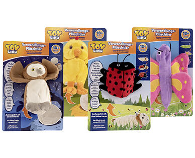 TOY LINO 
 ANIMALETTI DI PELUCHE CON STADI D'EVOLUZIONE