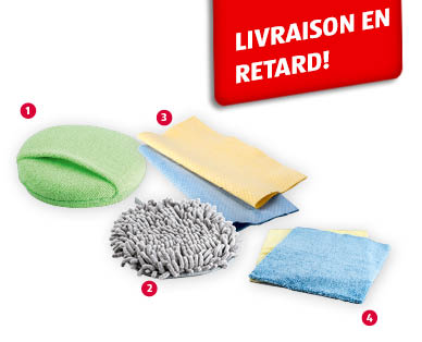 Lingettes nettoyantes pour voiture AUTO XS