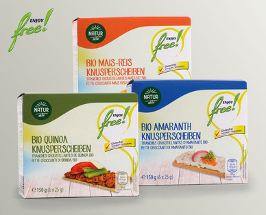 ENJOY FREE! Bio-Knusperscheiben glutenfrei