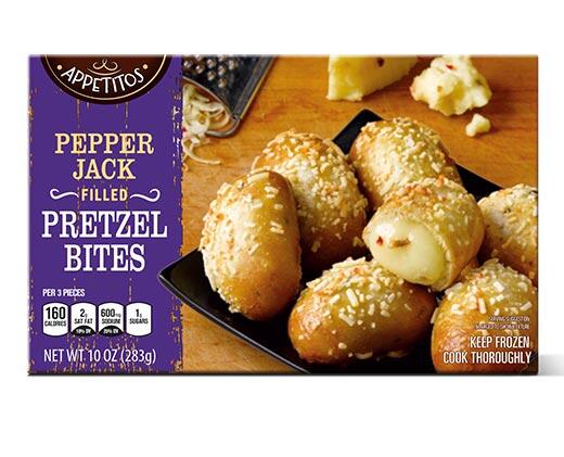 Appetitos 
 Filled Pretzel Bites Pepper Jack or Cheddar