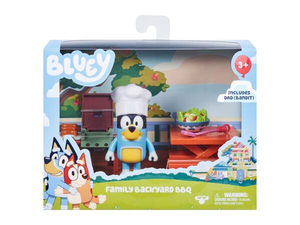 Bluey Family Backyard BBQ Playset