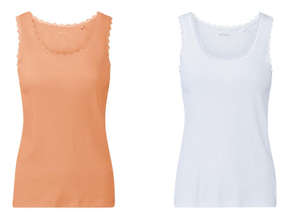 Ladies' Ribbed Vest Tops